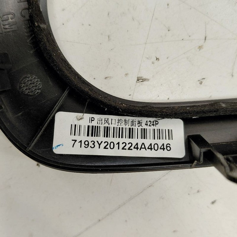 Buick Encore GX Temp Temperature Control Bezel Surround Dash Trim 2020