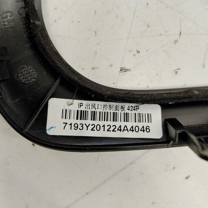 Buick Encore GX Temp Temperature Control Bezel Surround Dash Trim 2020