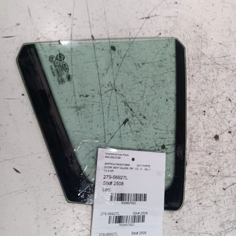 Left Rear Door Vent Window Glass Sedan Fits 14-18 Kia Forte  OEM