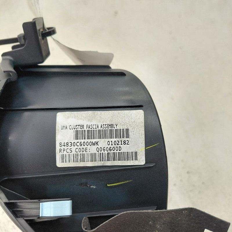 Kia Sorento Speedometer Bezel Dash Surround Trim  2018 2017 2016