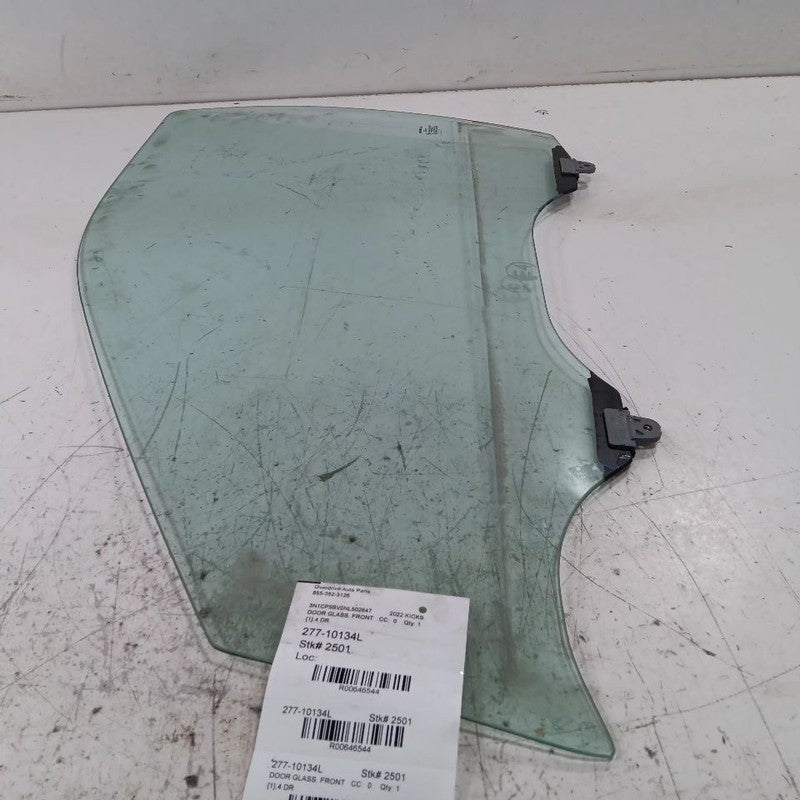Driver Left Front Door Window Glass Fits 18-23 Nissan Kicks OEM