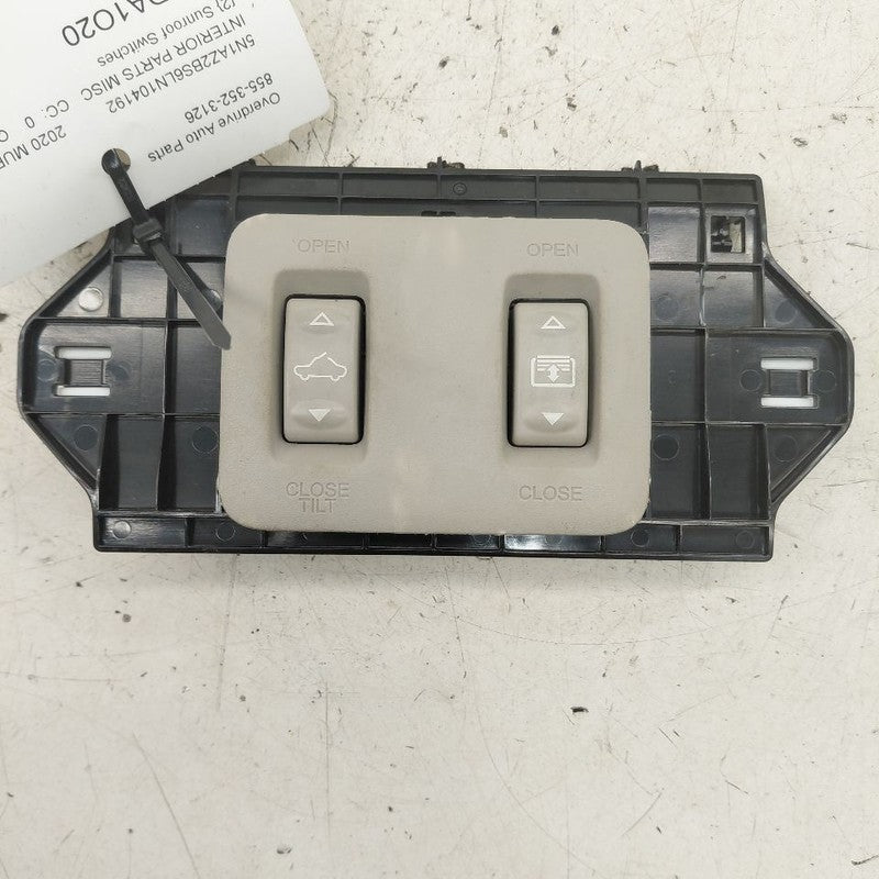 Nissan Murano Sunroof Switches 2020 2021 2022 2023