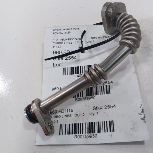 Ford Mustang 2.3 Super Turbo Charger Oil Line Hose Tube  2015 2016 201