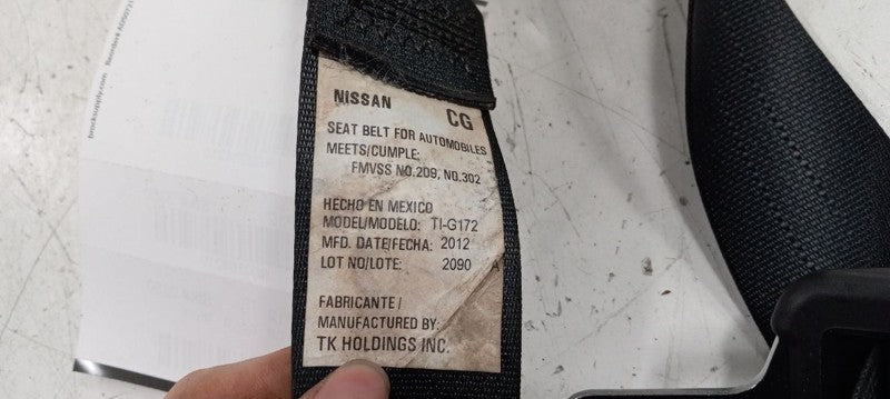 Nissan Maxima Seat Belt Strap Retractor Center Middle Rear Back 2011 2