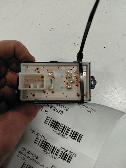 Kia Soul Power Window Switch Right Passenger Rear  2017 2018 2019 OEM