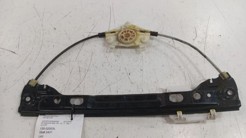 Left Rear Window Regulator Track Fits 13-16 Dodge Dart OEM