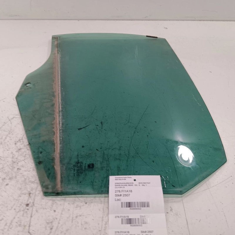 Fiat 500 Left Rear Door Glass 2018 OEM