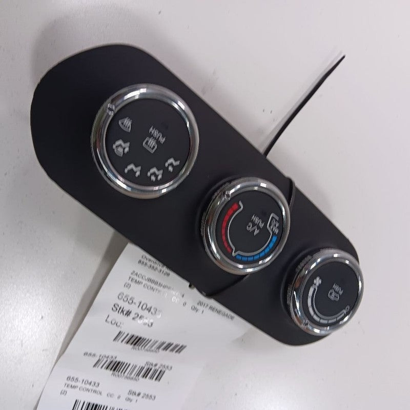 Temperature Control Panel Heat Heater AC Switch Fits 17 Jeep Renegade 