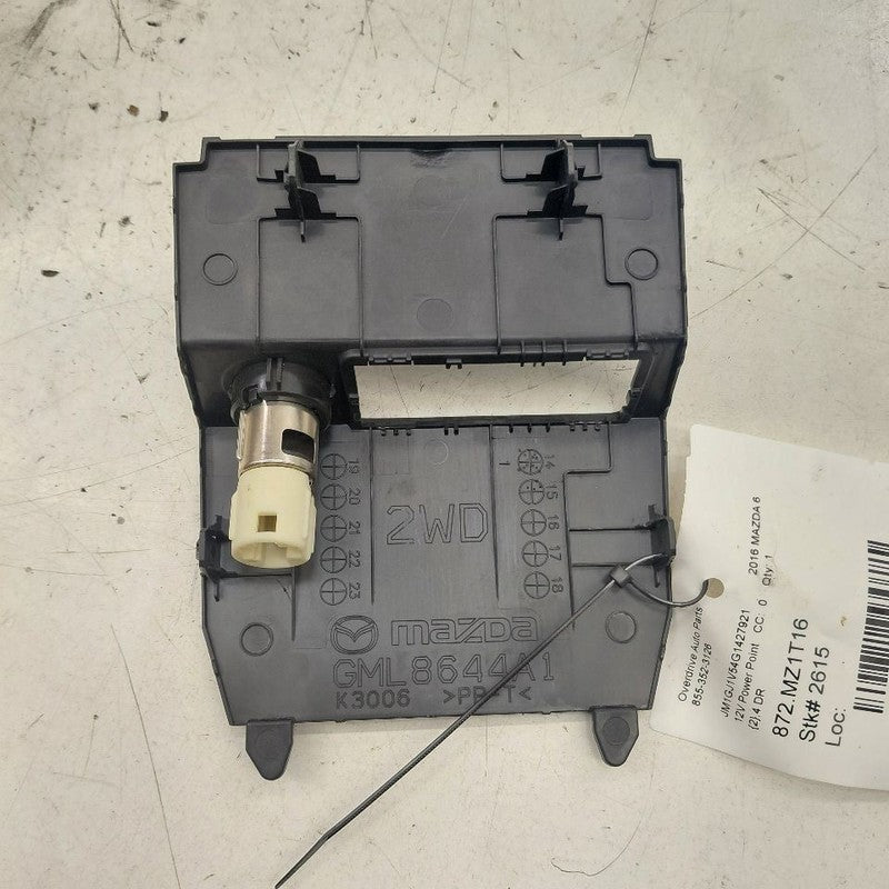 Mazda 6 12V Power Port Socket  2016 2015 2014