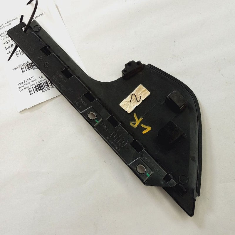 Fiat 500 X Model   Left Rear Door Applique {51989000} 2016 2017