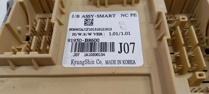 Hyundai Santa Fe Cabin Fuse Box Interior Inner Under Dash 2017 2018 2019