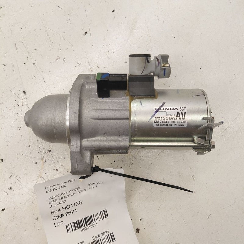 Honda HR-V Engine Starter Motor 2.0 2026 2025 2024 2023