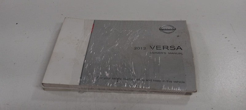 Nissan Versa Owners Manual 2009 2010 2011 2012