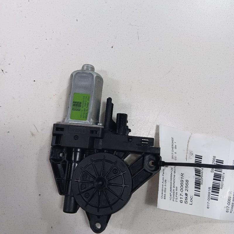 Passenger Right Rear Power Window Motor Fits 16-18 Jeep Cherokee OEM