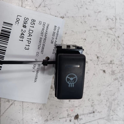 Nissan Maxima Defrost Switch Control Button 2014 2013 2012 2011 2010 2