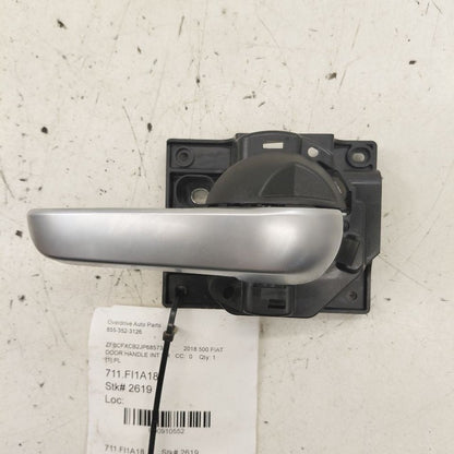 2018 Fiat 500 X Model Door Handle Right Passenger Rear Interior Inside