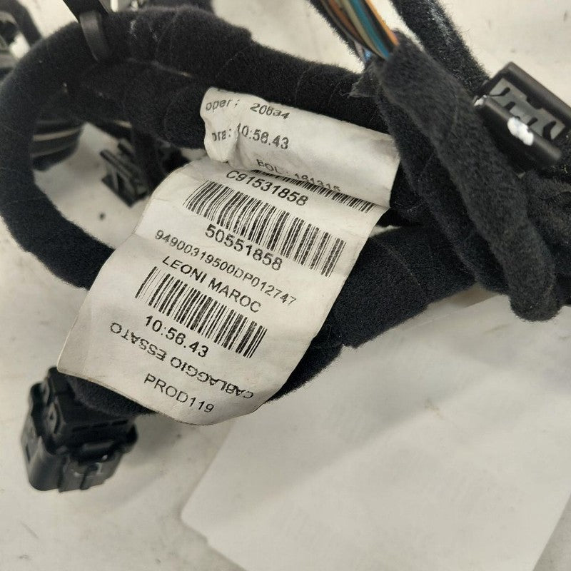 Alfa Romeo Stelvio Door Harness Wire Wiring Right Passenger Front 2018