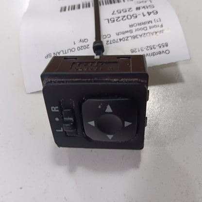 Driver Left Front Door Mirror Switch Fits 07-20 Mitsubishi Outlander 
