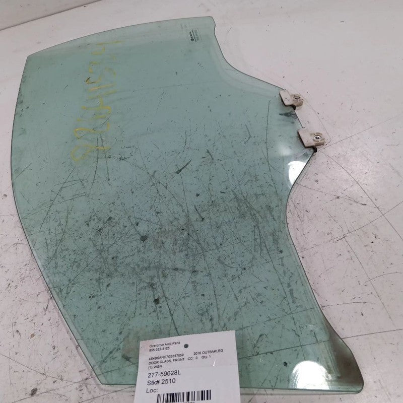 Driver Left Front Door Window Glass Fits 15-17 Subaru Legacy OEM