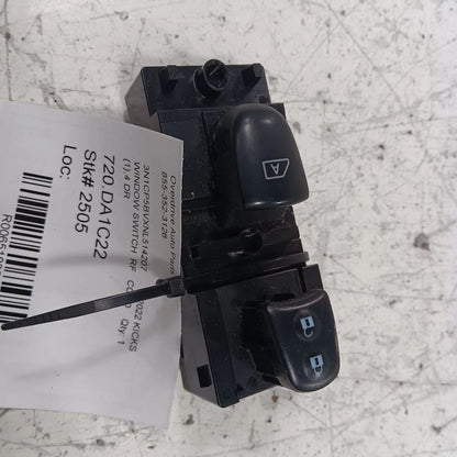 Nissan Kicks Power Window Switch Right Passenger Front  2021 2022 2023