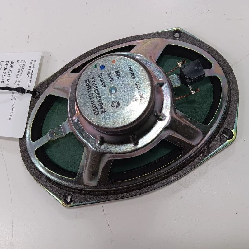 Jeep Compass Speaker Right Passenger Rear 2017 2018 2019 2020 2021 2022 2023