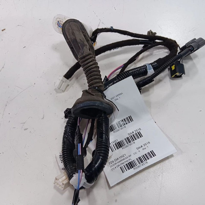 Nissan Versa Door Harness Wire Wiring Right Passenger Front  2023 2022