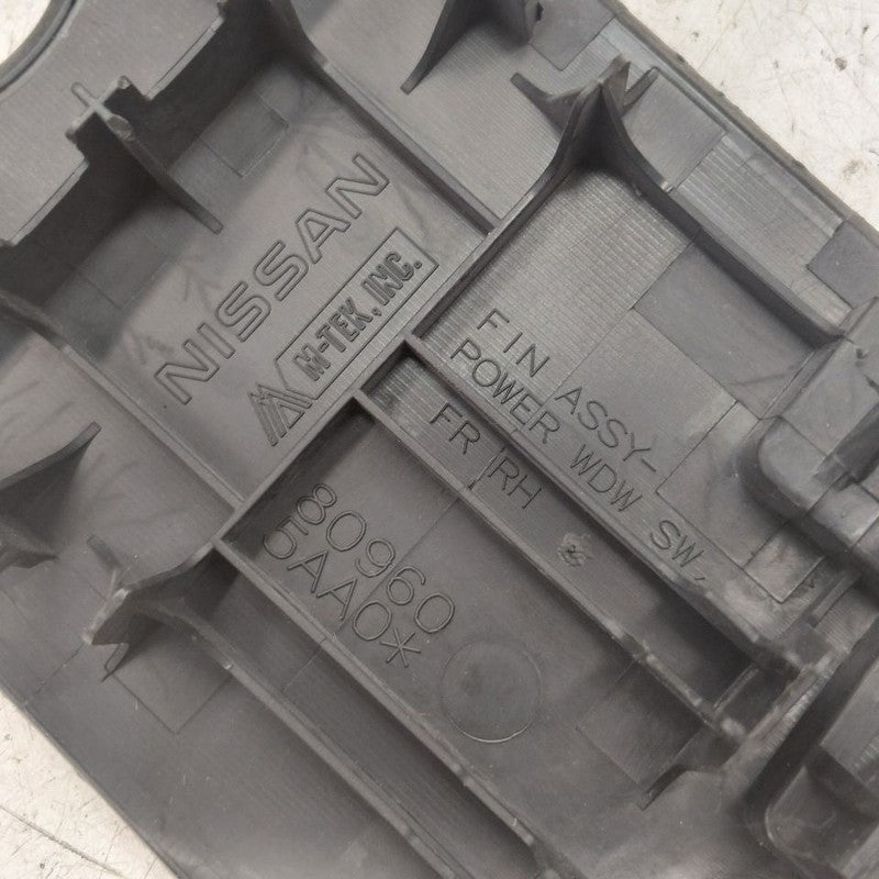 Nissan Murano Window Switch Bezel Trim Right Front 2020 2021 2022 2023