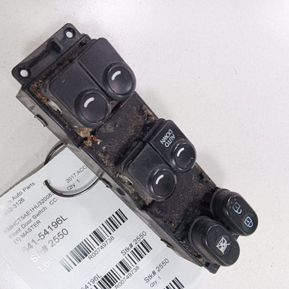 Driver Driver Front Door Master Lock And Window Switch 14-17 Hyundai Accent