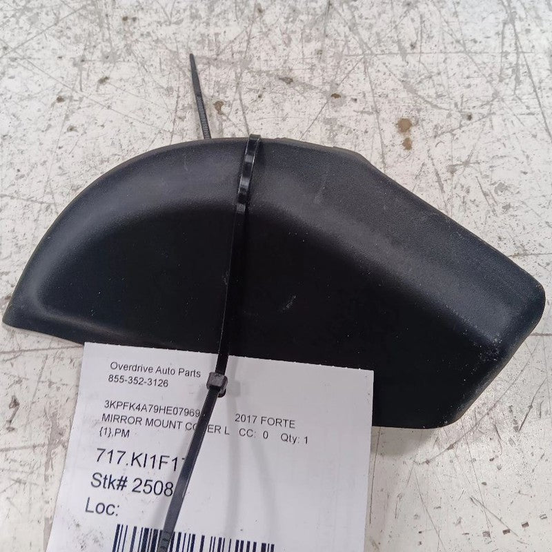 Kia Forte Mirror Mount Cover Door Trim Left Driver  2015 2016 2017 2018