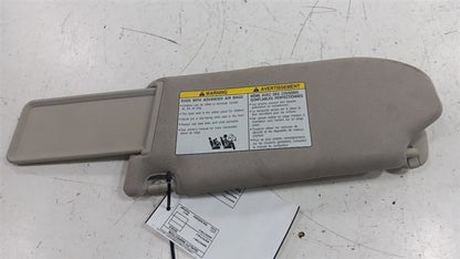 Passenger Right Sun Visor Shade Illuminated 4 Door Sedan Fits 09-13 IN