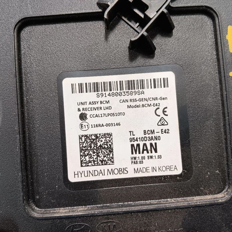 95410D3AN0 Body Control Module BCM 19-21 Hyundai Tucson