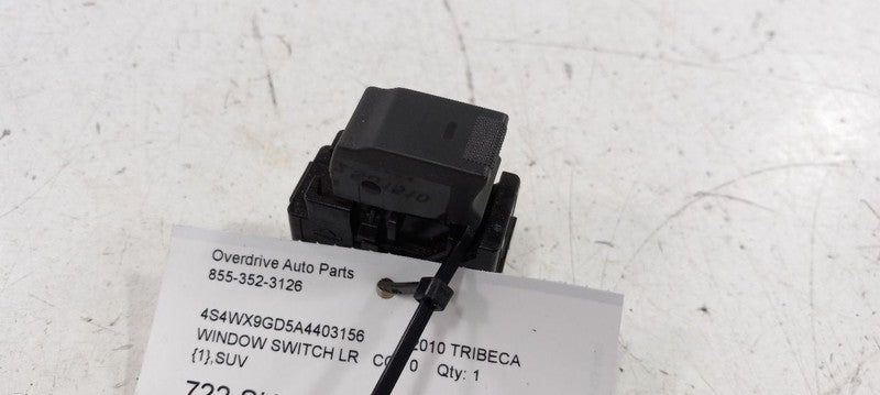 Subaru Tribeca Power Window Switch Left Rear 2010 2011 2012 2013 OEM