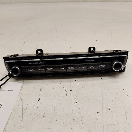 Audio Equipment Radio Control Panel ID 96540A8180WK Fits 16-19 Kia Opt
