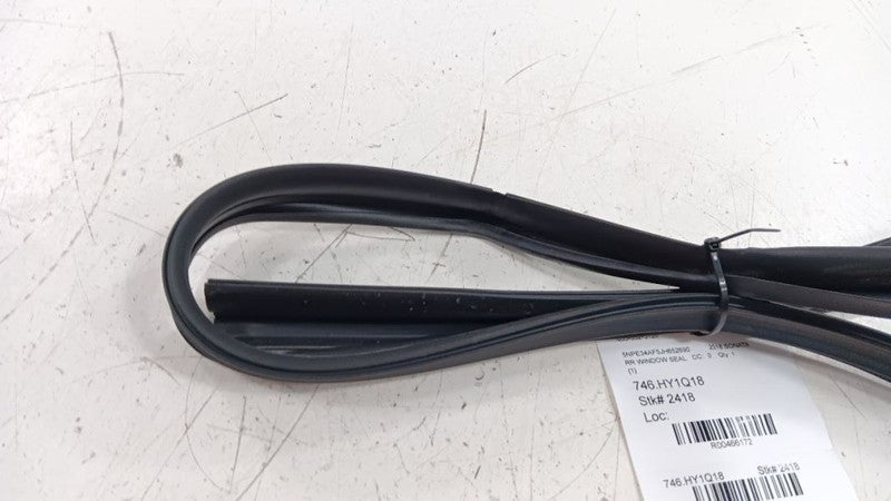 Hyundai Sonata Door Glass Window Seal Rubber Right Passenger Rear Back