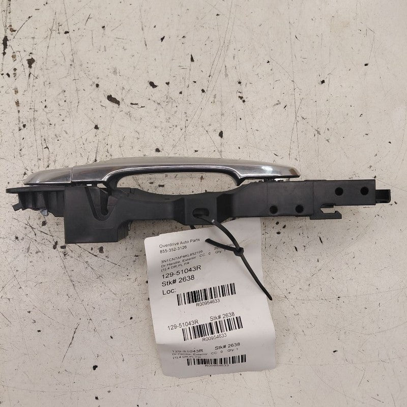 Passenger Right Front Door Handle Exterior Fits 12-19 Nissan Versa