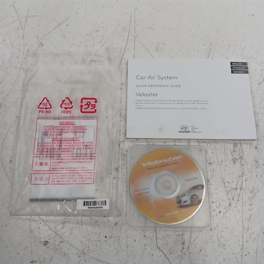 Hyundai Veloster Owners Manual  2012 2013 2014 2015  OEM