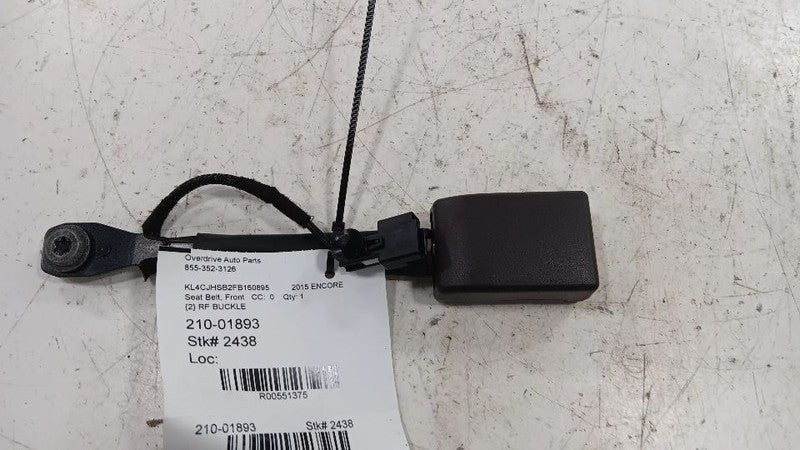 19299517 Seat Belt Front Passenger Right Buckle Latch Fits 13-17 Buick Encore