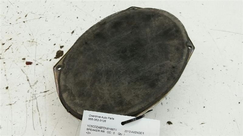 Dodge Avenger Speaker Right Passenger Rear Back OEM 2010 2011 2012 2013 2014