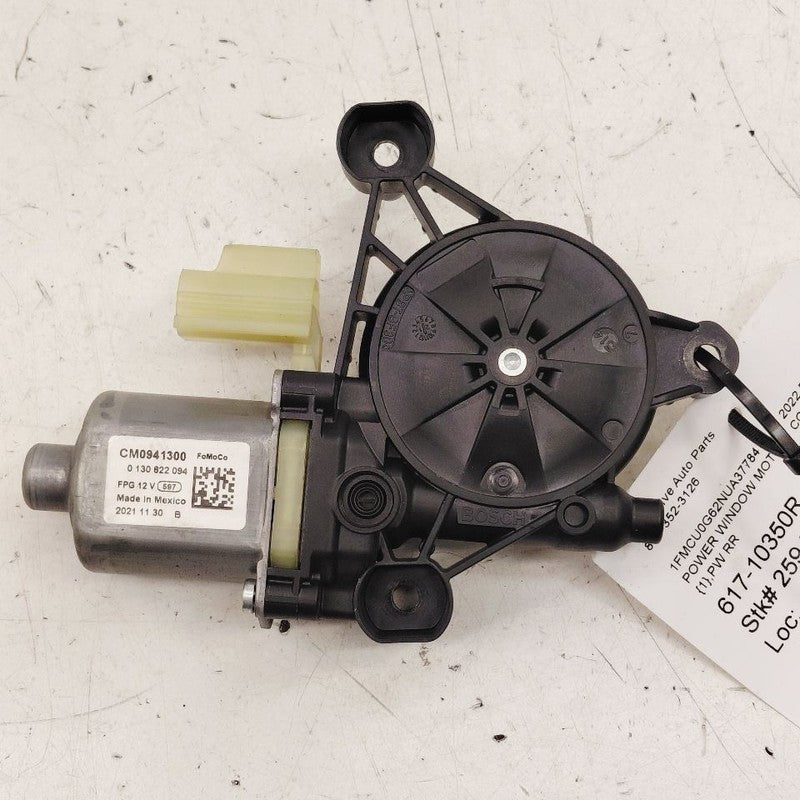Passenger Right Rear Power Window Motor Fits 20-24 Ford Escape
