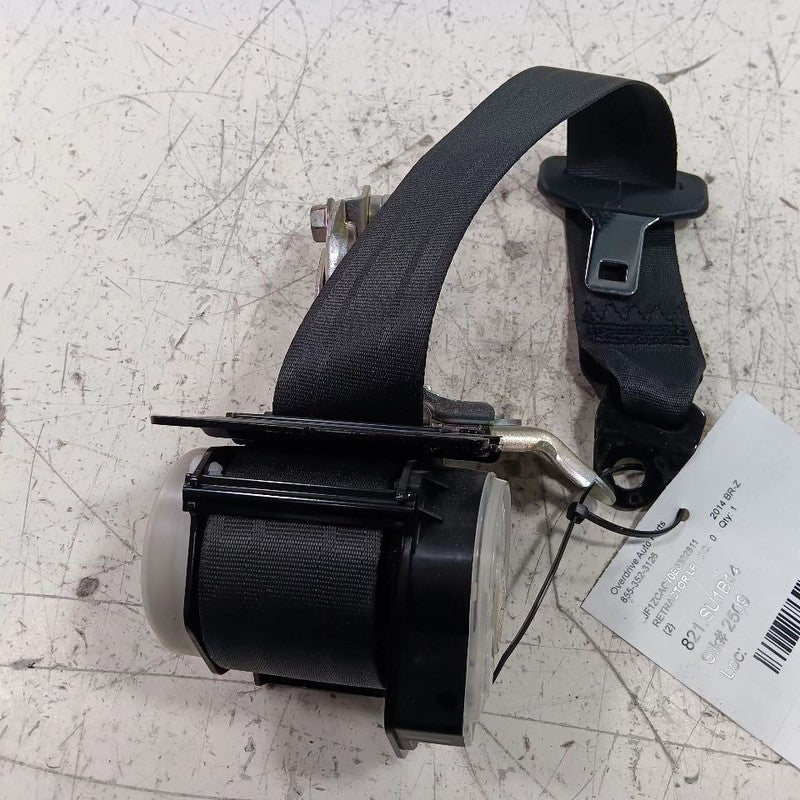 Subaru BRZ Seat Belt Strap Retractor Left Rear Back  2013 2014 2015 2016