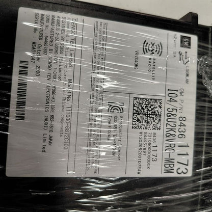 Audio Equipment Radio Receiver ID 84361173 Fits 18-21 Chevy Camaro