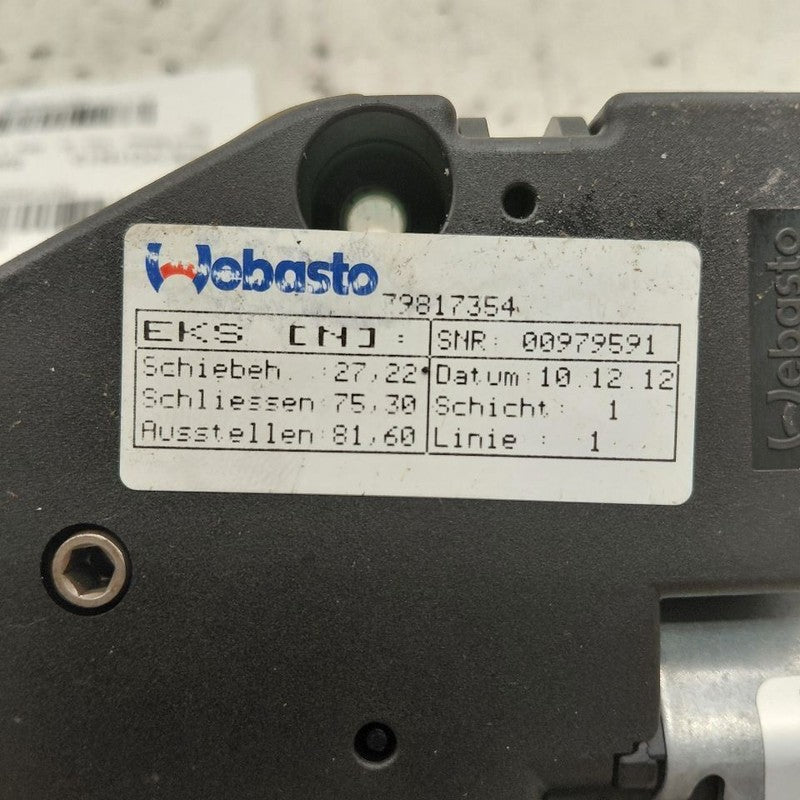 Volvo S60 Electric Power Sun Moon Roof Glass Motor  2013 2014 2015
