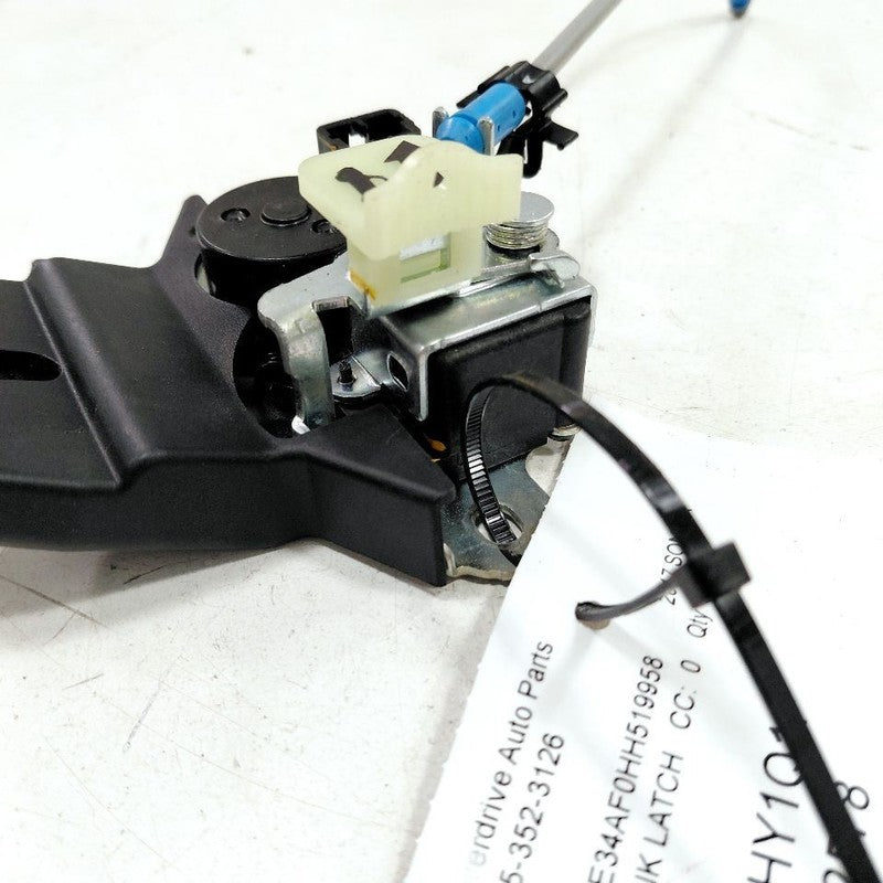 Hyundai Sonata Trunk Latch  2017 2016 2015 OEM