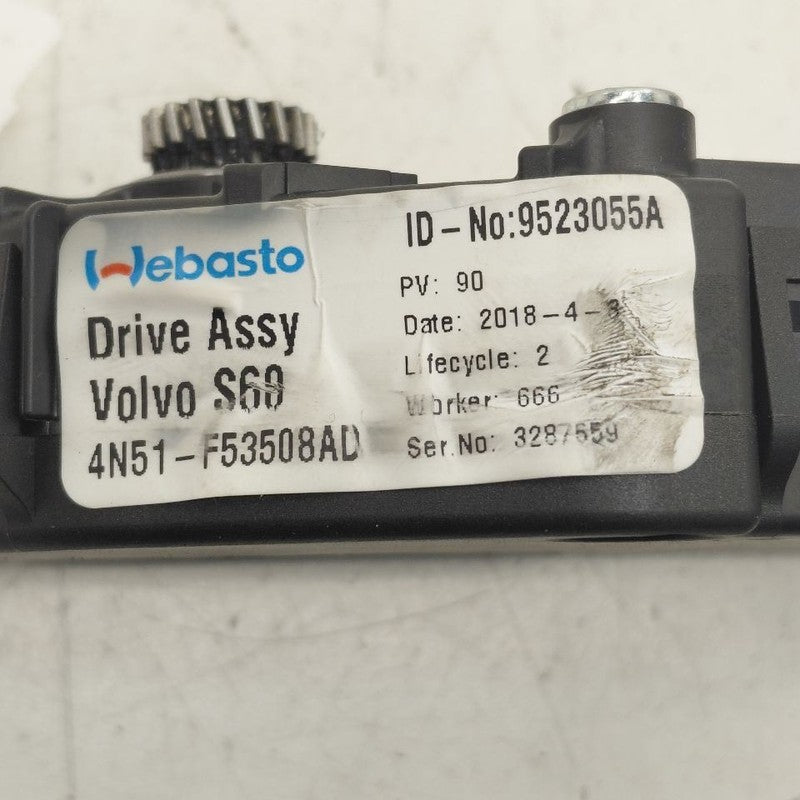 Volvo S60 Electric Power Sun Moon Roof Glass Motor  2018 2017 2016