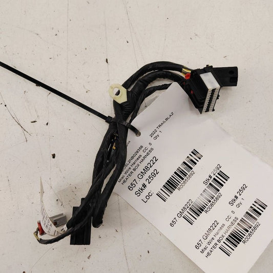 Chevy Trailblazer Heater Box Wire Harness  2023 2022 2021
