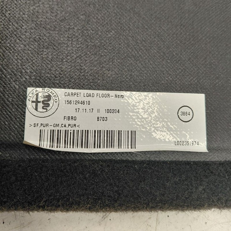 Alfa Romeo Stelvio Spare Tire Cover Trunk Mat  2018 2019 2020 2021