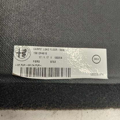 Alfa Romeo Stelvio Spare Tire Cover Trunk Mat  2018 2019 2020 2021
