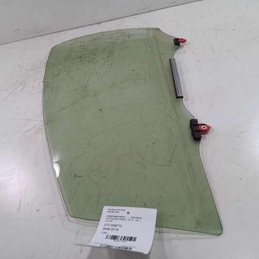 Driver Left Front Door Window Glass Toyota Prius C VIN B3 12-19 Toyota Prius