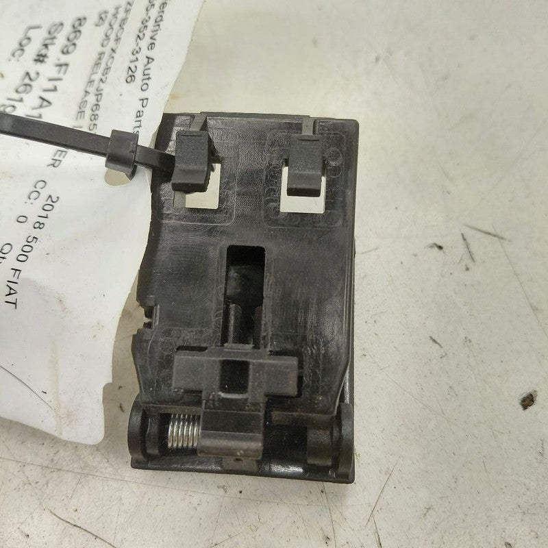 2018 Fiat 500 X Model Hood Latch Release Handle Lever Switch