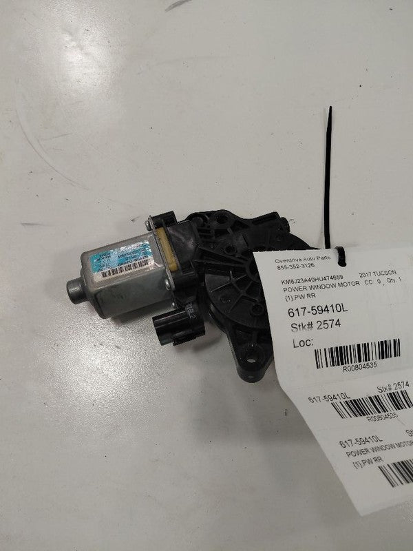 Left Rear Power Window Motor Fits 16-21 Hyundai Tucson